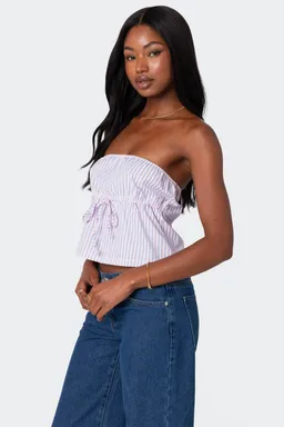 Top strapless rayas augusta de Edikted en Tops para argentina