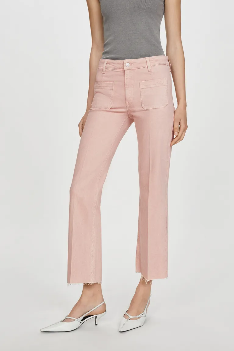 Jeans flare crop bolsillos de Mango en Pantalones para argentina