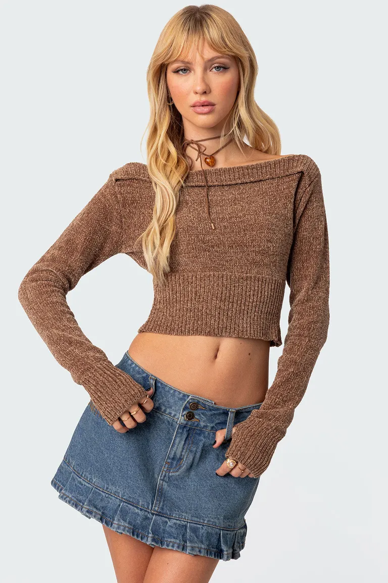 Top tejido farrah de Edikted en Buzos y Sweaters para argentina