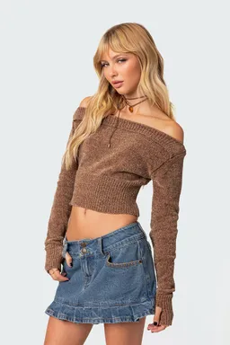 Top tejido farrah de Edikted en Buzos y Sweaters para argentina