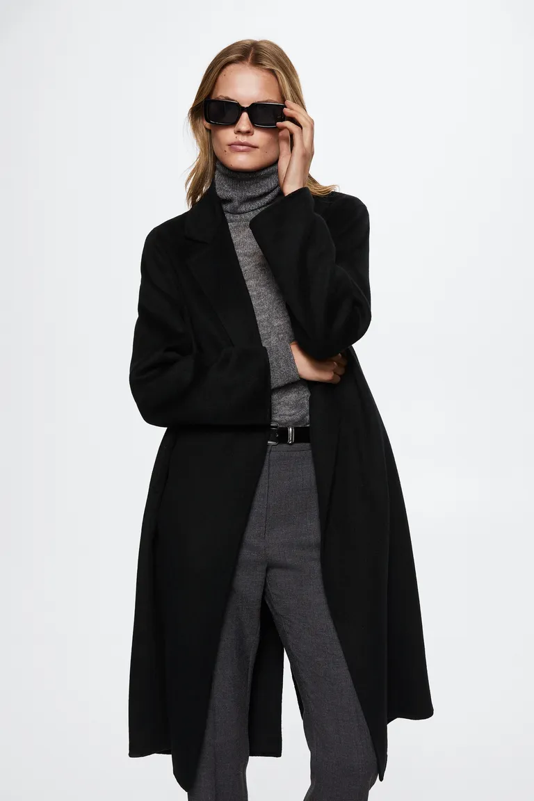 Abrigo hecho mano cinturón de Mango en Chaquetas para argentina