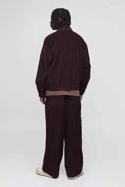 Pantalón carpintero holgado de pana de Boohooman en Pantalones para argentina