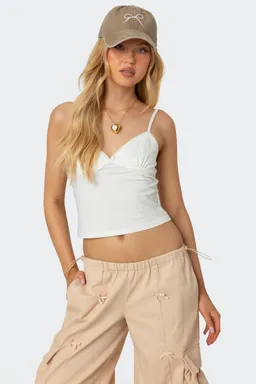 Musculosa con encaje de Edikted en Tops para argentina