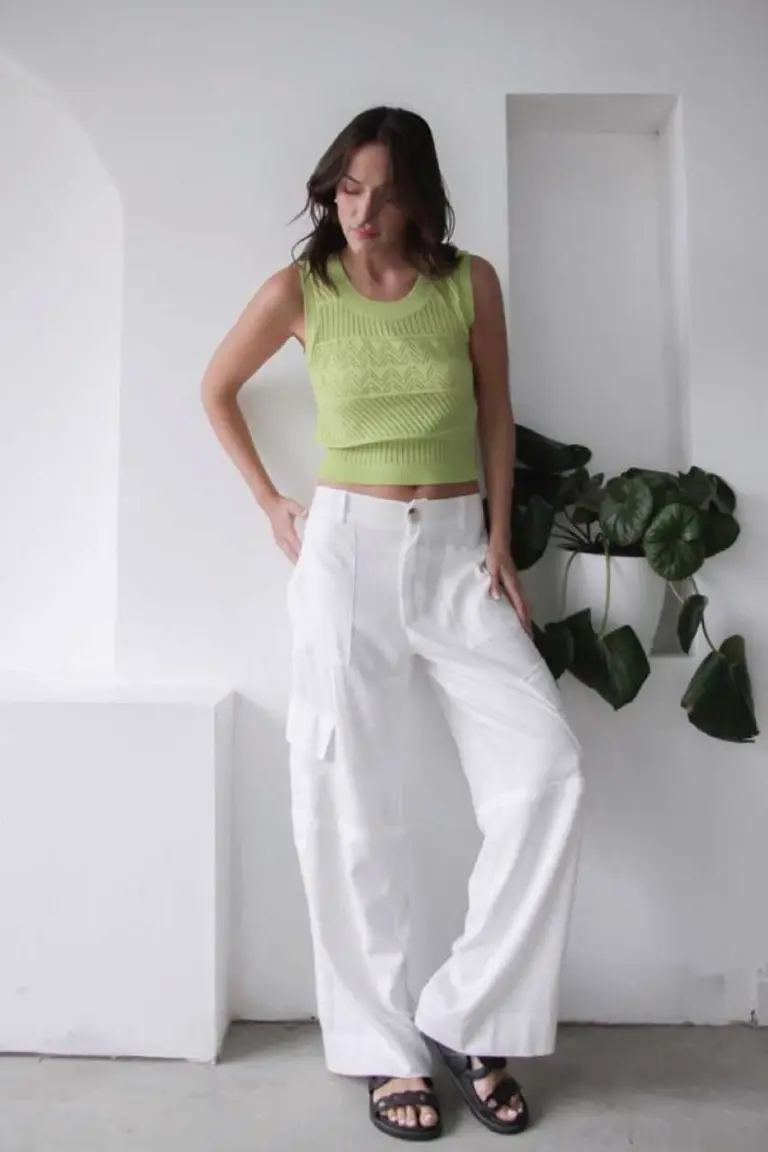 Musculosa Lineal Femenina de Hesed en Tops para argentina