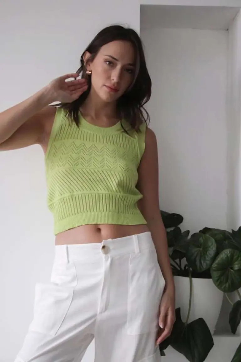 Musculosa Lineal Femenina de Hesed en Tops para argentina