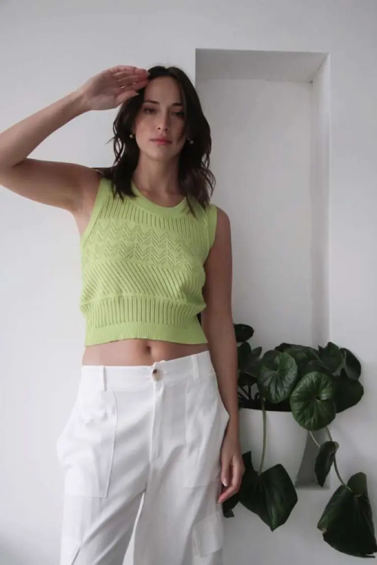 Musculosa Lineal Femenina de Hesed en Tops para argentina