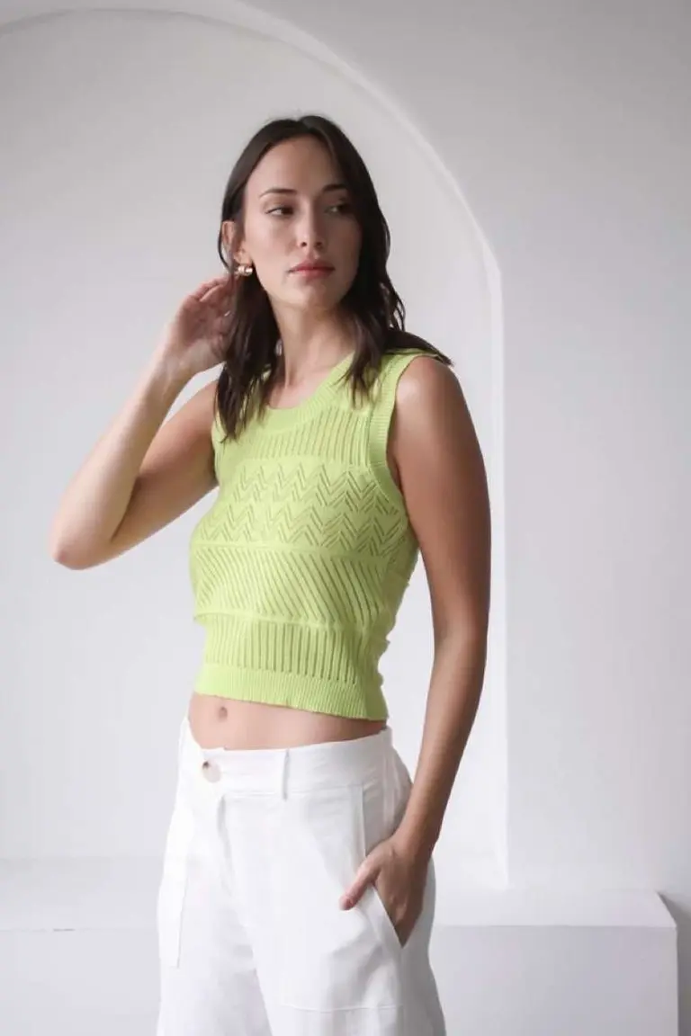 Musculosa Lineal Femenina de Hesed en Tops para argentina