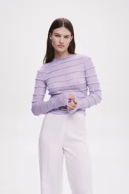 Jersey textura fruncido de Mango en Buzos y Sweaters para argentina