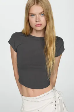 Remera corta algodón de Mango en Tops para argentina