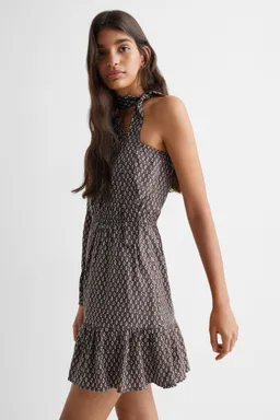 Vestido asimétrico estampado de Mango Teen en Vestidos para argentina