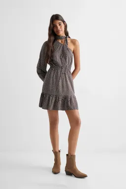 Vestido asimétrico estampado de Mango Teen en Vestidos para argentina