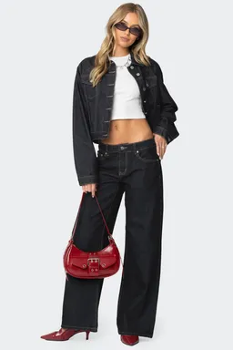 Jeans tiro bajo raelynn de Edikted en Pantalones para argentina