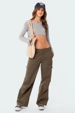 Crop top transparente crudo de Edikted en Tops para argentina
