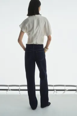 Jeans rectos tiro alto de Mango en Pantalones para argentina