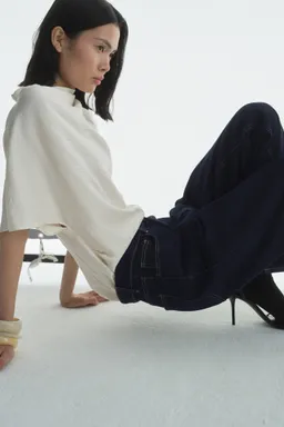 Jeans rectos tiro alto de Mango en Pantalones para argentina