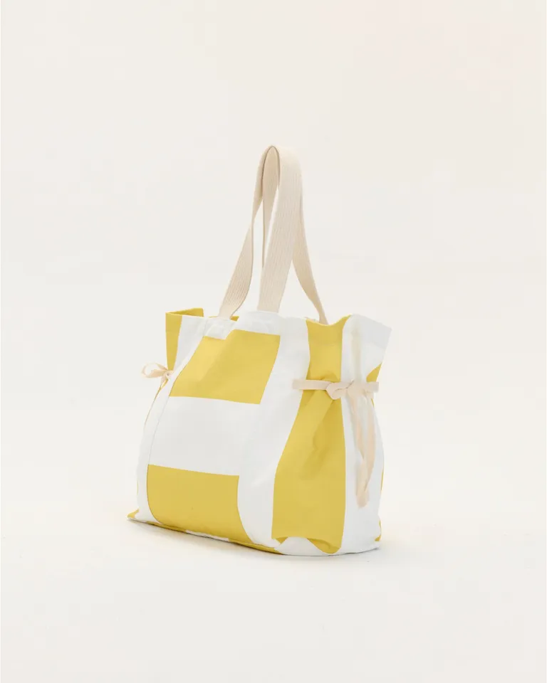 Bolso tote de lona estampada con bolsillo interno y ajuste de tamaño de Blue Sheep en Bolsos y Carteras para argentina