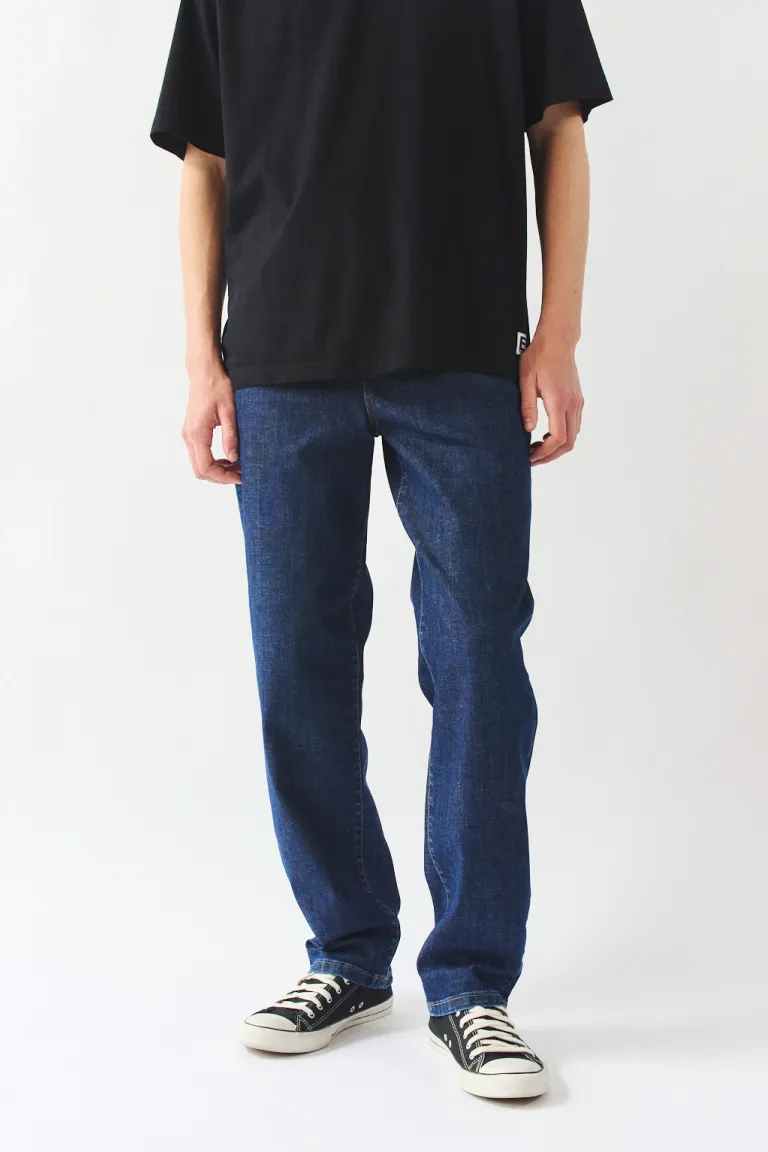 Pantalón de Mezclilla Azul de Corte Relajado con Diseño de Cinco Bolsillos de Bensimon en Pantalones para argentina