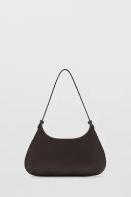 Bolso hombro piel con pelo de Mango en Bolsos y Carteras para argentina