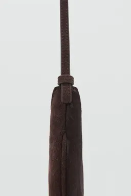 Bolso hombro piel con pelo de Mango en Bolsos y Carteras para argentina