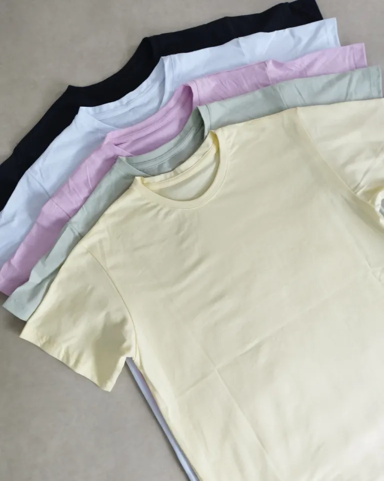 Remera básica de corte recto y cuello redondo en diversos colores de Lemmon en Remeras para argentina