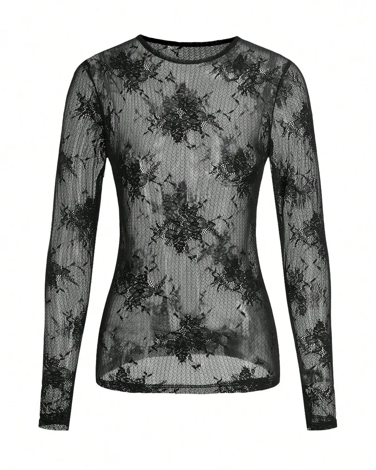 Blusa encaje mangas largas fiesta de Missguided en Blusas para argentina