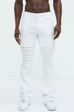 Jean apilado slim flare de Fashion Nova en Pantalones para argentina