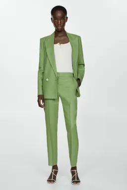 Pantalón lino de Mango en Pantalones para argentina
