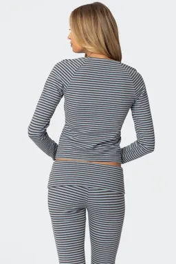 Remera manga larga rayas kaeli de Edikted en Remeras para argentina