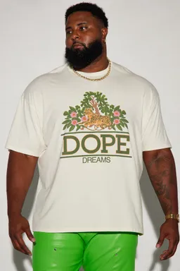 Remera manga corta dope dreams blanco hueso de Fashion Nova en Remeras y Polos para argentina