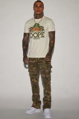 Remera manga corta dope dreams blanco hueso de Fashion Nova en Remeras y Polos para argentina