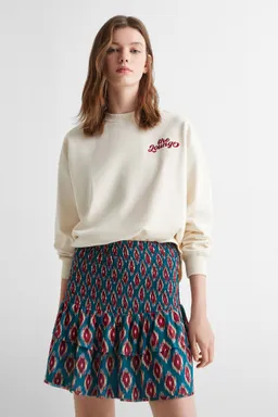 Falda estampada con volantes de Mango Teen en Faldas para argentina