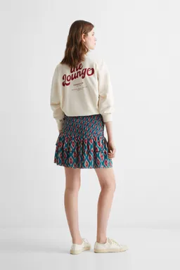 Falda estampada con volantes de Mango Teen en Faldas para argentina