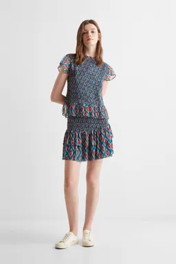 Falda estampada con volantes de Mango Teen en Faldas para argentina