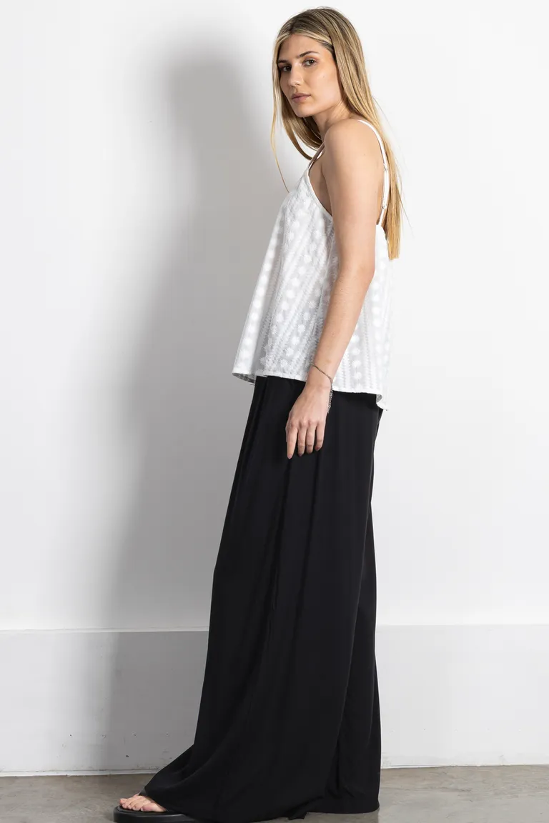 Blusa musculosa de algodón con bordados estilo boho de Kill en Blusas para argentina