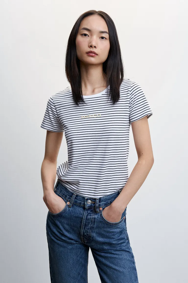Remera algodón logo de Mango en Remeras para argentina