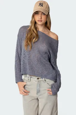 Bri sweater cuello barco oversized de Edikted en Buzos y Sweaters para argentina