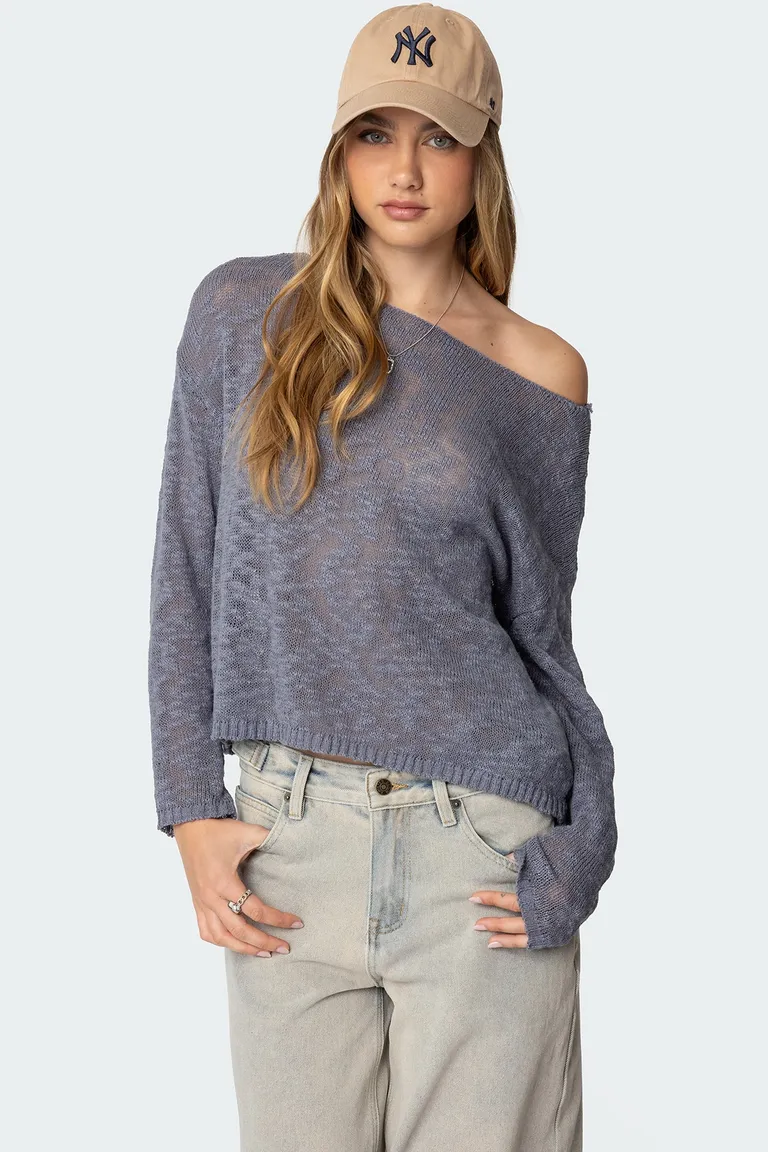Bri sweater cuello barco oversized de Edikted en Buzos y Sweaters para argentina