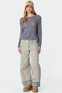Bri sweater cuello barco oversized de Edikted en Buzos y Sweaters para argentina
