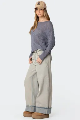 Bri sweater cuello barco oversized de Edikted en Buzos y Sweaters para argentina