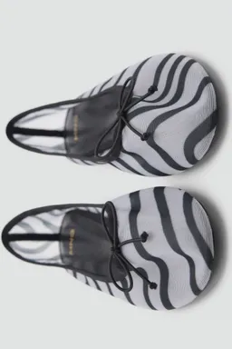 Bailarina mesh animal print de Mango en Ballerinas para argentina
