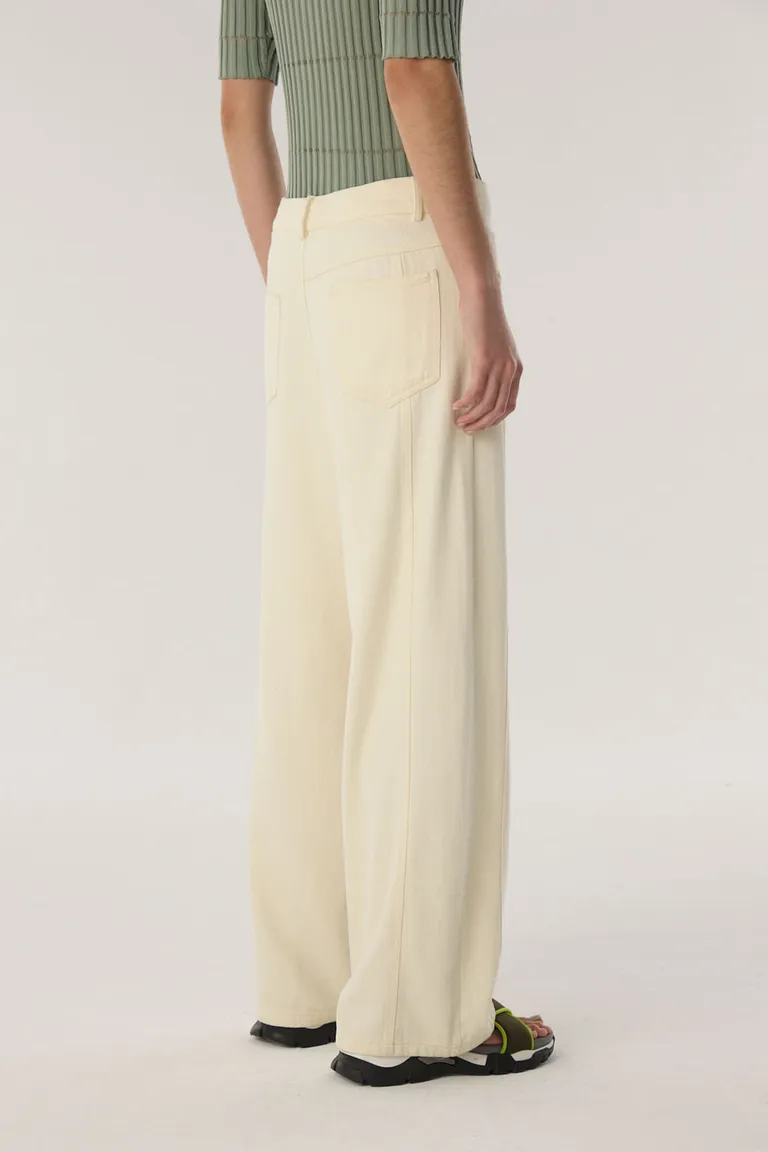 Pantalon de mujer amplio con cintura ajustable y cordón de ajuste de Furzai en Pantalones para argentina