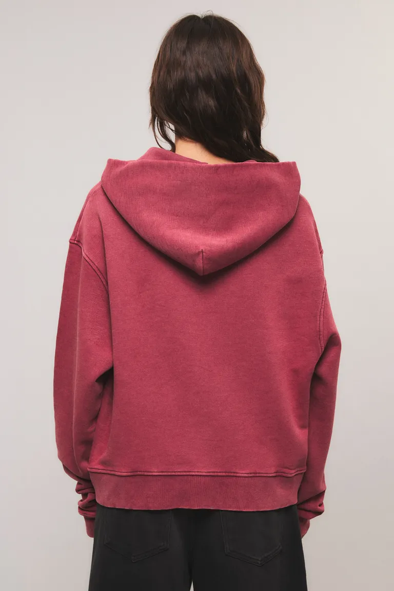 Buzo con capucha de calce regular con estampa frontal y detalles en puños y cintura de Kosiuko en Buzos y Sweaters para argentina