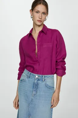 Camisa lino de Mango en Camisas para argentina