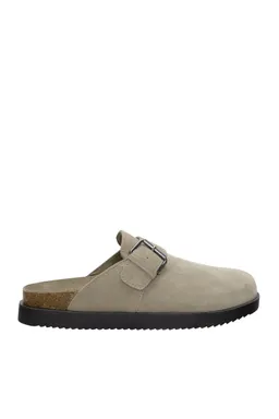 Zuecos de cuero con hebilla de Pull&Bear en Zuecos Planos para argentina