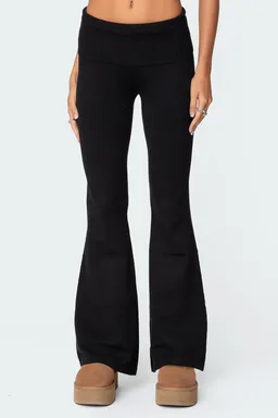 Pantalón tejido desiree tiro bajo de Edikted en Pantalones para argentina