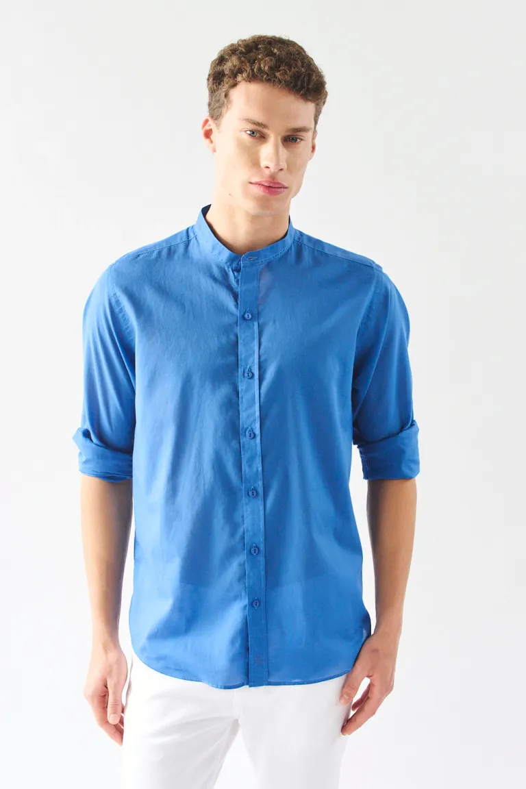 Camisa de vestir para hombre de manga larga y corte estilizado de Bensimon en Camisas para argentina