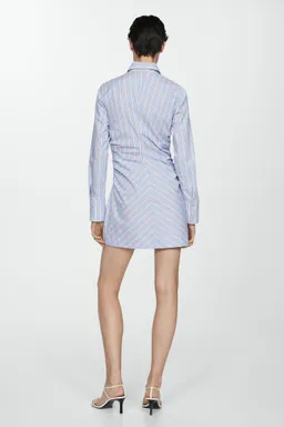 Vestido camisero cremallera rayas de Mango en Vestidos para argentina