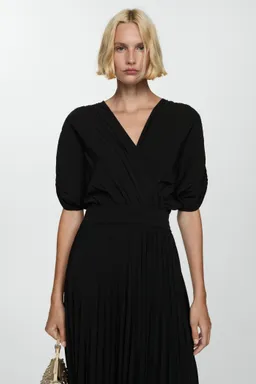 Vestido evasé plisado de Mango en Vestidos para argentina
