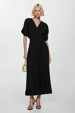 Vestido evasé plisado de Mango en Vestidos para argentina