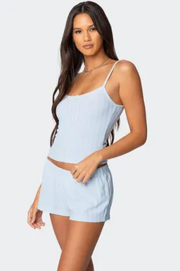 Musculosa pointelle irene de Edikted en Tops para argentina
